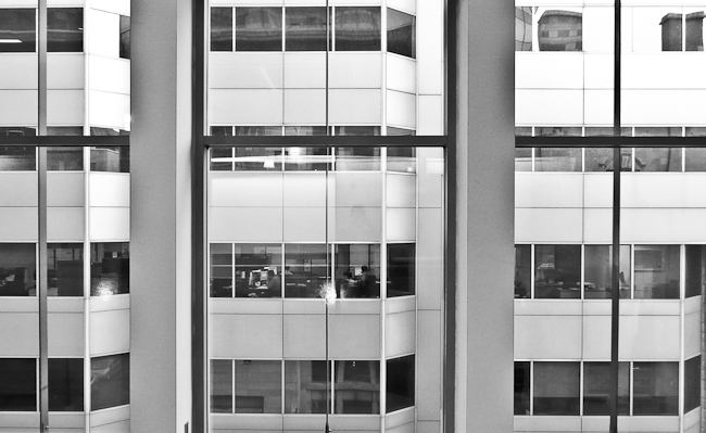 Working in building